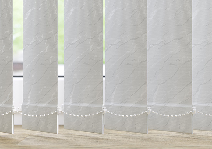 Rapture (Blackout), Mist Grey - Vertical Blind - Image 4